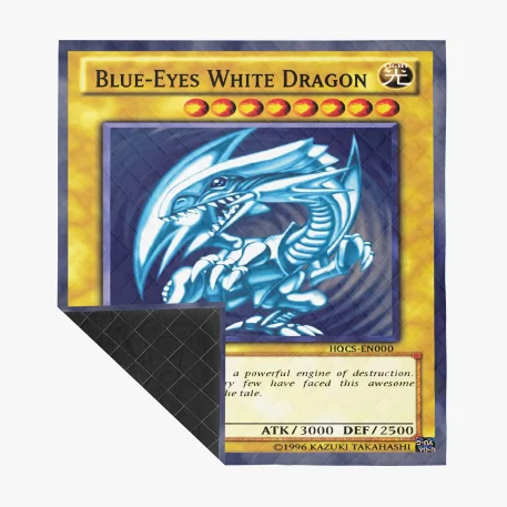 Wrap in comfort with our Blue-Eyes Dragon Blanket. Perfect for Yu-Gi-Oh! fans, choose Fleece, Sherpa Fleece, or Padded Quilt for ultimate warmth and style.