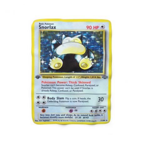Snorlax is a very lazy pokemon it just eats and sleeps. This bear is a fat Pokémon normally normal-type snorlax evolves from munchlax is sleeping sleepy snore card hibernate for the Winter pokemon