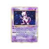 Mewtwo Card Fleece Blanket Ancient Mew's DNA was used to create Mew2 the most powerful pokemon is psychic-type and has mental powers purple colored genius monster Frankenstein creature card deck is a warm winter blanket