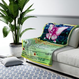 1st Edition Venomoth Blanket This deadly butterfly like moth is actually a poison and bug pokemon warm bedding thick cover pocket monster Pokemon Custom decor