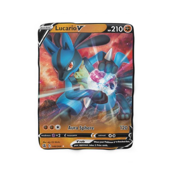 Lucario and Riolu are Pokemon fighting-type and steel who can see and use aura or chakra and chi ki energy to sense or shoot a Kamehameha ball blast pokeman