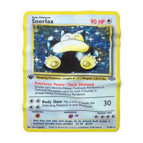 Snorlax is a very lazy pokemon it just eats and sleeps. This bear is a fat Pokémon normally normal-type snorlax evolves from munchlax is sleeping sleepy snore card hibernate for the Winter pokemon