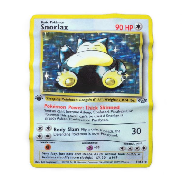 Snorlax is a very lazy pokemon it just eats and sleeps. This bear is a fat Pokémon normally normal-type snorlax evolves from munchlax is sleeping sleepy snore card hibernate for the Winter pokemon