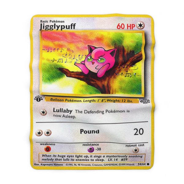 Jigglypuff's Melody Fairy Blanket JigglyPuff will sing you a lullaby goodnight during bedtime just like in a fairytale story where faries slumber and dream together with pokemon is fairy-type but was originally normal-type