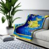Shining Magikarp Card Blanket This fish decor blanket evolves into gyarados pokémon Custom Pocket monster card monsters used for decoration cover is thick bedding with warm thermal