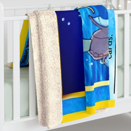 Shining Magikarp Card Blanket This fish decor blanket evolves into gyarados pokémon Custom Pocket monster card monsters used for decoration cover is thick bedding with warm thermal