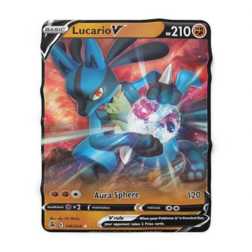 Lucario and Riolu are Pokemon fighting-type and steel who can see and use aura or chakra and chi ki energy to sense or shoot a Kamehameha ball blast pokeman