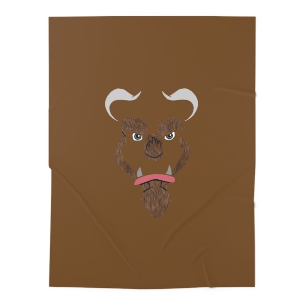 Beast-beauty-and-the-beast-animal-fangs-horns-teeth-sewadle-sew-baby-blanket-cover-disney-print-brown
