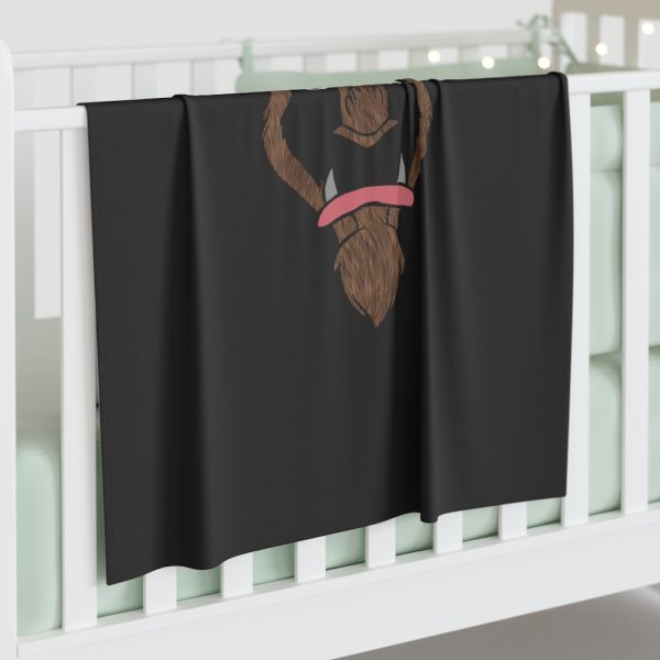 Beast-beauty-and-the-beast-animal-fangs-horns-teeth-sewadle-sew-baby-blanket-cover-disney-print-brown