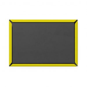 Yellow Hero Décor Premium Button Magnet, Rectangle (1 & 10 pcs)