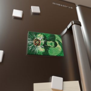 It's Morphin Time! Green Ranger Décor Premium Button Magnet, Rectangle (1 & 10 pcs)