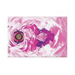 It's Morphin Time! Pink Ranger Décor Premium Button Magnet, Rectangle (1 & 10 pcs)