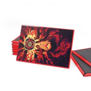 It's Morphin Time! Red Ranger Décor Premium Button Magnet, Rectangle (1 & 10 pcs)