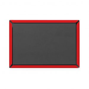 Red Hero Décor Premium Button Magnet, Rectangle (1 & 10 pcs)