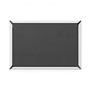 White Hero Décor Premium Button Magnet, Rectangle (1 & 10 pcs)