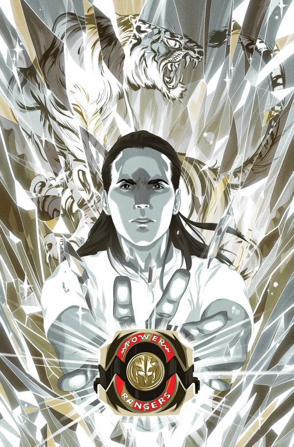 Mighty Morphing Power Rangers Power Coin Tommy Oliver Checker chucks morpher White Ranger Tigerzord Tigerzord Coin White Hero White Tiger