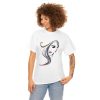 face silhouette outline drawing girl woman head hair plain makeup pretty cute Tee