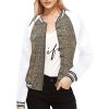 Fertility Ankh bomber jacket Few items are as iconic as the bomber jacket - and this one takes things to a whole new level. Featuring a stand-collar type, ribbed cuffs, collar, and hem, it's as durable as it's comfortable. This women's bomber jacket is made to be cute, badass, or both.