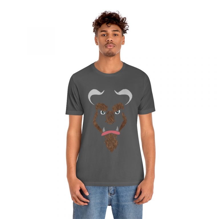 jersey short sleeve tee Cursed Curse Beast Monster Hairy Brown Fur Furry Beauty and the beast disney princess prince spell costume