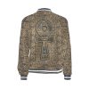 Fertility Ankh bomber jacket Few items are as iconic as the bomber jacket - and this one takes things to a whole new level. Featuring a stand-collar type, ribbed cuffs, collar, and hem, it's as durable as it's comfortable. This women's bomber jacket is made to be cute, badass, or both.