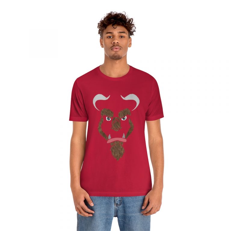 jersey short sleeve tee Cursed Curse Beast Monster Hairy Brown Fur Furry Beauty and the beast disney princess prince spell costume