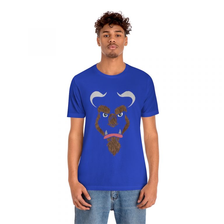 jersey short sleeve tee Cursed Curse Beast Monster Hairy Brown Fur Furry Beauty and the beast disney princess prince spell costume