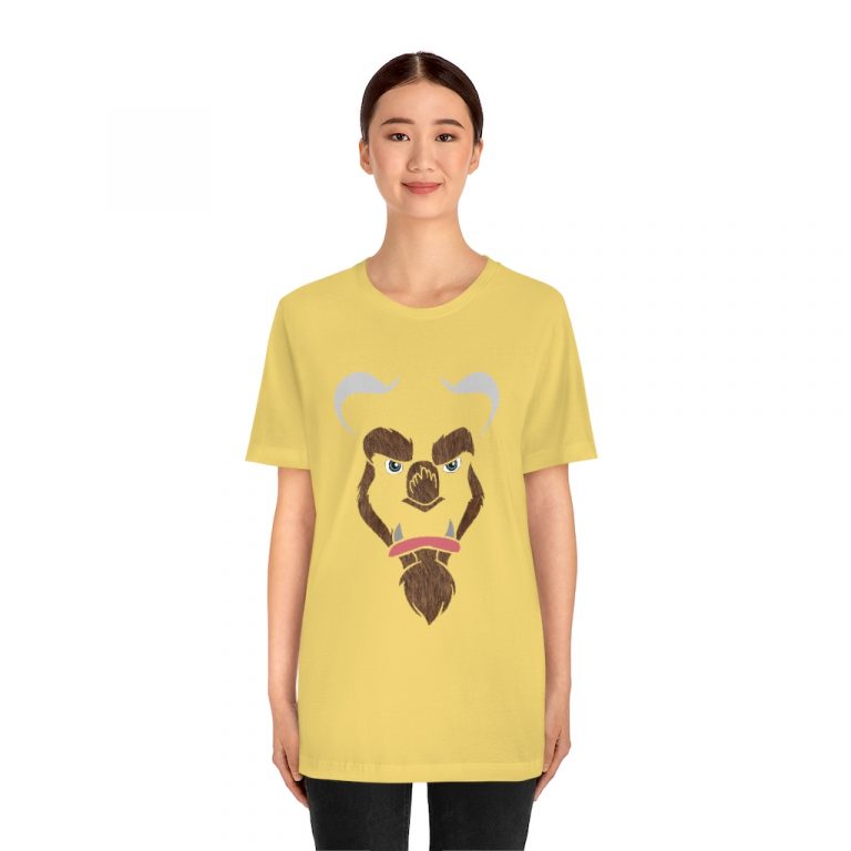 jersey short sleeve tee Cursed Curse Beast Monster Hairy Brown Fur Furry Beauty and the beast disney princess prince spell costume