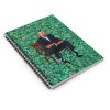 Barack Obama Official Portrait Spiral Notebook - Ruled Line Barack Obama Official Portrait 44th president President Obama Obama Portrait President Art BLM Black Lives Matter Obama art kehinde wiley