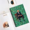 Barack Obama Official Portrait Spiral Notebook - Ruled Line Barack Obama Official Portrait 44th president President Obama Obama Portrait President Art BLM Black Lives Matter Obama art kehinde wiley