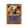 Volcanoes erupt when it barks. Unable to restrain its extreme power, it races headlong around the land. Whenever your opponent’s attack damages Entei, unless that attack Knocks Out Entei, flip a coin. If heads, shuffle Entei and all cards attached to it into your deck. This power can’t be used if Entei is already Asleep, Confused, or Paralyzed when it is damaged.