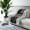 NES Nintendo Classic Controller Premium Sherpa Fleece Room Décor Custom Anime Blanket 01 NES-Nintendo-nintindo-controller-console-system-classic-gray-buttons-start-game-gamer-gaming