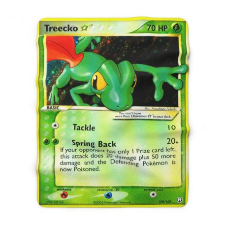 Treecko, sometimes called Treeco or Treeko is a green Gecko Geico geicko lizard dinosaur reptile that loves nature and can be found in trees or forest