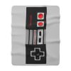 NES Nintendo Classic Controller Premium Sherpa Fleece Room Décor Custom Anime Blanket 05 NES-Nintendo-nintindo-controller-console-system-classic-gray-buttons-start-game-gamer-gaming