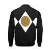 Black Ranger Bomber Jacket Mighty Morphing Power Rangers Power Coin morpher black Hero Zack Taylor Mastadon Black Ranger Dinozord Black Elephant Mastodon Power Coin