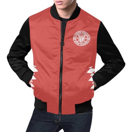 Mighty Morphing Power Rangers Power Coin red hero bomber jacket Red Ranger Tyrannosaurs Zord Tyrannosaurs Coin Jason Lee Scott Tyrannosaurs Red T-rex t rex trex