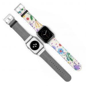 Premium Watch Band Give wrists the gift of timeless fashion with these custom watch bands. These high quality, animal-friendly faux leather watch straps are the extra missing punch to flirty outfits and nights out. Take your style to the next level with must-have accessories. Just as all previous bands will fit the Apple Watch Series 7, though, these 41mm and 45mm bands are compatible with previous Watches. .: 100% Faux Leather .: Suitable for Apple Watch Series 1, 2, 3, 4, 5, 6 & 7 devices .: One side printed