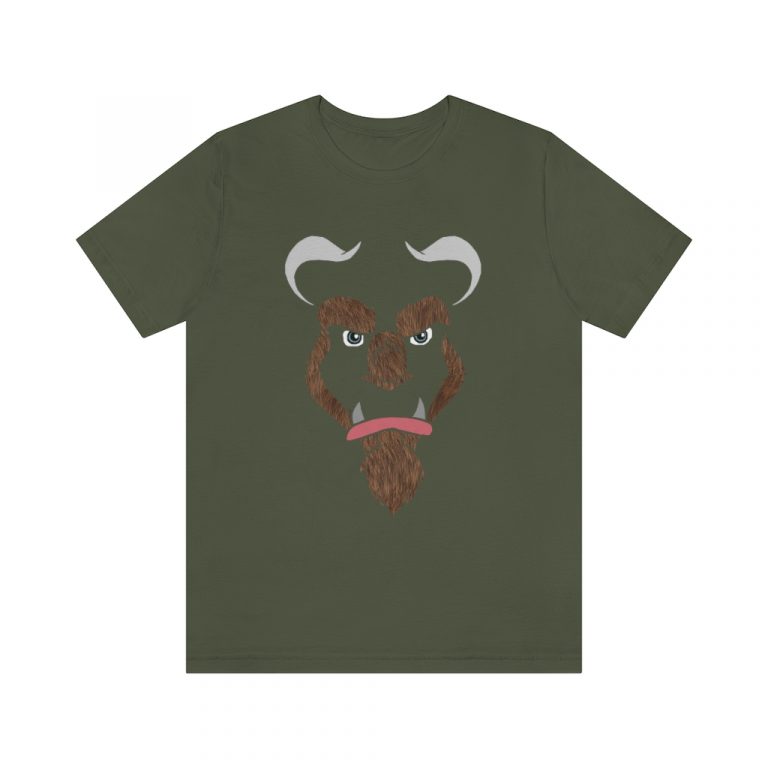 jersey short sleeve tee Cursed Curse Beast Monster Hairy Brown Fur Furry Beauty and the beast disney princess prince spell costume