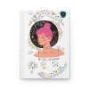 Are you a celestial soul or a galaxy gal? Maybe you just like your personal space. Whatever the reason this My Space, My Dreams Hardcover Journal will help to get the message across. Make your everyday journaling more personal, private, and stylish with this matte hardcover journal. Available in 5.75"x8" size of 75 lined single pages, these sturdy hardcover journals are fully customizable on the front and on the back covers. The matte laminate coating on the cover will make them stay true to your personal style. .: Full wraparound print .: 75 lined single pages .: Matte finish .: Casewrap binding .: Note: 0.5"x0.5" production barcode visible on the back cover