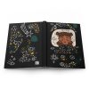 Space Inside Hardcover Journal Matte celestial moon science heavenly constellation milky way galaxy sun planets stars Solar System Personal Space Space