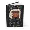 Space Inside Hardcover Journal Matte celestial moon science heavenly constellation milky way galaxy sun planets stars Solar System Personal Space Space