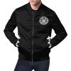 Black Ranger Bomber Jacket Mighty Morphing Power Rangers Power Coin morpher black Hero Zack Taylor Mastadon Black Ranger Dinozord Black Elephant Mastodon Power Coin
