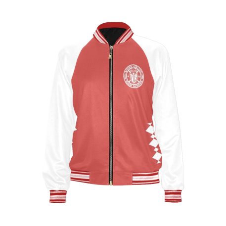 Red-White-Bomber-Jacket-Mighty-Morphing-Power-Rangers-Power-Coin-anti-hero-Red-Ranger-Tyrannosaurs-Zord-Tyrannosaurs Coin-Jason-Lee-Scott-Tyrannosaurs-Red-T-rex-t rex-trex