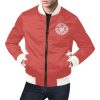 Mighty Morphing Power Rangers Power Coin red hero bomber jacket Red Ranger Tyrannosaurs Zord Tyrannosaurs Coin Jason Lee Scott Tyrannosaurs Red T-rex t rex trex
