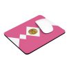 Pink Ranger Mouse Pad-Pink-Female-Superhero-wonder-woman-heroine-Girl-hero-feather-Fly-Bird-Pterodactyl-Dinosaur-Power-Ranger-Coin-Mighty-Morphing-Ranger