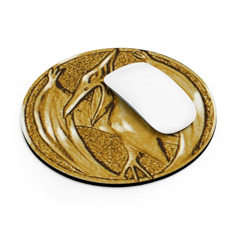 Pink Ranger Mouse Pad-Pink-Female-Superhero-wonder-woman-heroine-Girl-hero-feather-Fly-Bird-Pterodactyl-Dinosaur-Power-Ranger-Coin-Mighty-Morphing-Ranger