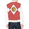 Mighty Morphing Power Rangers Power Coin red hero bomber jacket Red Ranger Tyrannosaurs Zord Tyrannosaurs Coin Jason Lee Scott Tyrannosaurs Red T-rex t rex trex