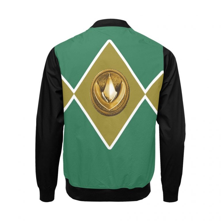 The Green Ranger Mighty Morphing Power Ranger uses his Green bomber jacket Dragonzord with it's iconic Dragonzord Coin Power Coin Tommy Oliver is the original Dragon Green Checker morpher anti-hero with this coat