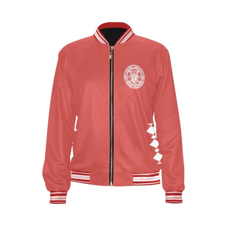 Red-White-Bomber-Jacket-Mighty-Morphing-Power-Rangers-Power-Coin-anti-hero-Red-Ranger-Tyrannosaurs-Zord-Tyrannosaurs Coin-Jason-Lee-Scott-Tyrannosaurs-Red-T-rex-t rex-trex