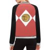 Red-White-Bomber-Jacket-Mighty-Morphing-Power-Rangers-Power-Coin-anti-hero-Red-Ranger-Tyrannosaurs-Zord-Tyrannosaurs Coin-Jason-Lee-Scott-Tyrannosaurs-Red-T-rex-t rex-trex