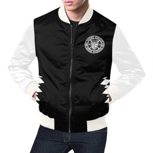 Black Hero Varsity Men's Bomber Jacket - view 5